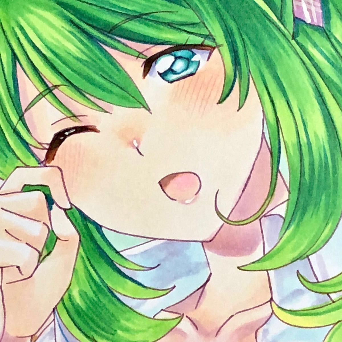 オリジナル手描きイラスト おはよう 手描きイラスト 売買されたオークション情報 Yahooの商品情報をアーカイブ公開 オークファン Aucfan Com