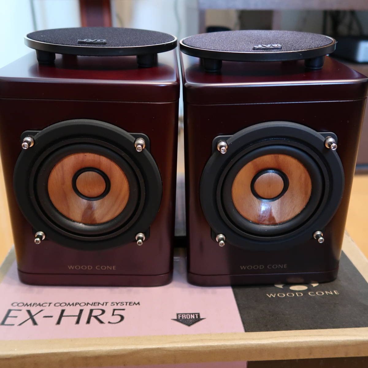 JVC EX-HR5 ウッドコーンスピーカー SP-EXHR5 : W10374221 中古 ペア 