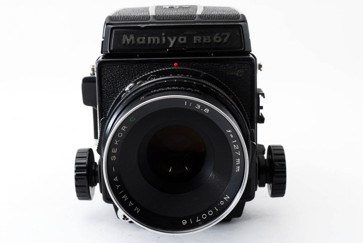 ☆即決☆ ☆動作確認済み☆ Mamiya RB67 ProS Sekor 127mm f 3.8 マミヤ 中判 フィルム カメラ ボディ レンズ フィルムバック セット #411