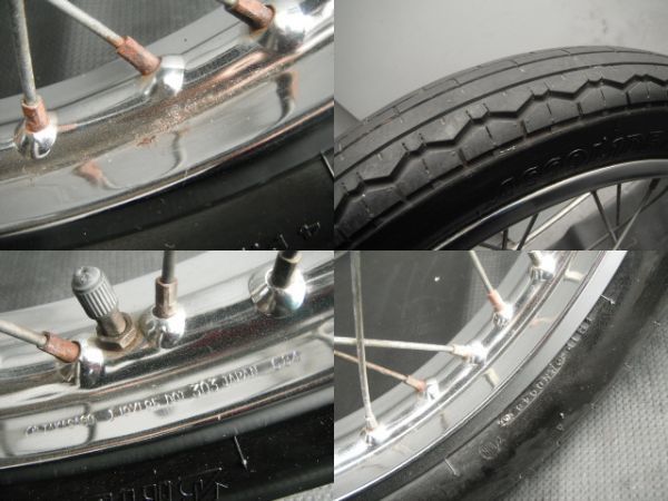 Kawasaki W1S 純正フロントホイール 19インチ タカサゴリム (検索 W1F