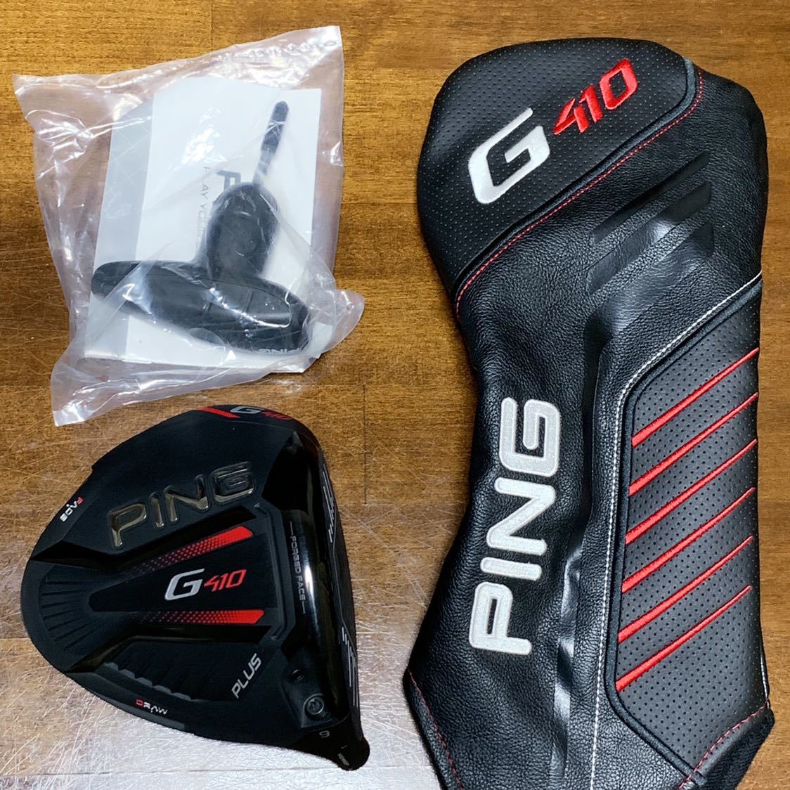 ピンG410PLUS ドライバー9° ヘッドとカバーとレンチのみ PING G410