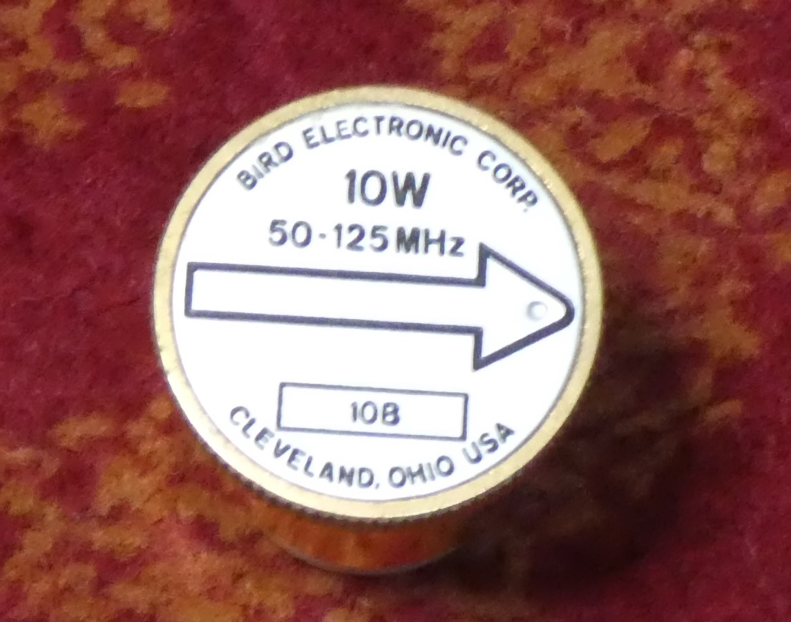 エレメント10B（50－125MHz）通過型電力計 BIRD43用