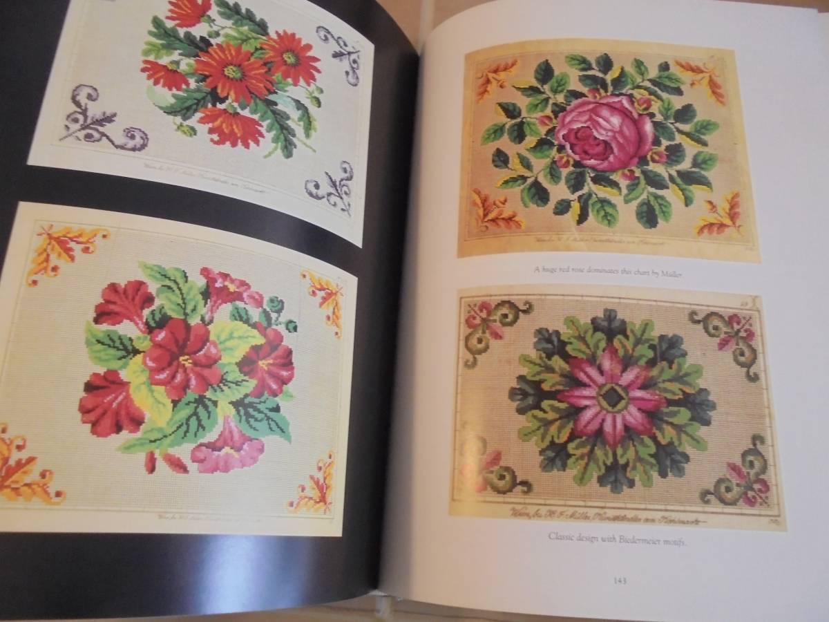 Embroideries 19th Patterns Century & 19世紀ウィーンの刺繍と