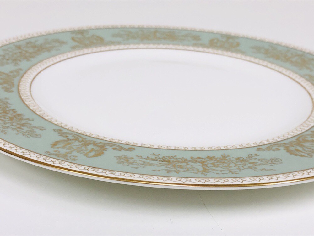 Wedgwood ウェッジウッド コロンビア セージグリーン 27cm プレート 計