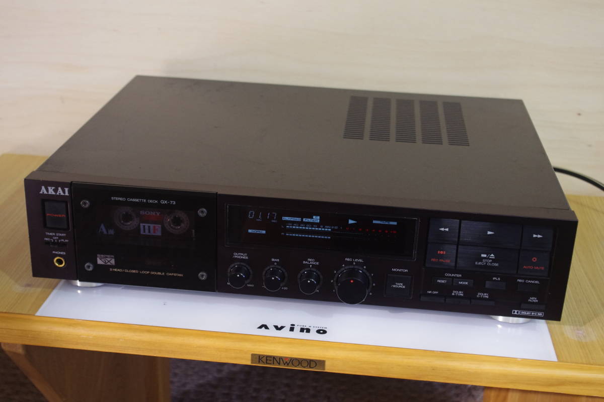 AKAI GX-73 整備済み動作良品 AKAI GX-73 3-Head Stereo Cassette Deck