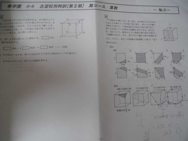 希学園 志望校別特訓 小6 | 西村則康公式サイト – 関西新6年生の志望校 