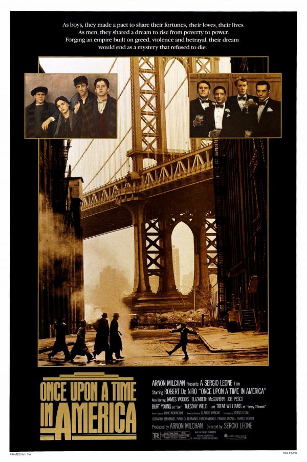 ワンス・アポン・ア・タイム・イン・アメリカ☆90×60cm☆海外 レア☆シルク調☆ファブリック ポスター☆1 ロバート・デ・ニーロ