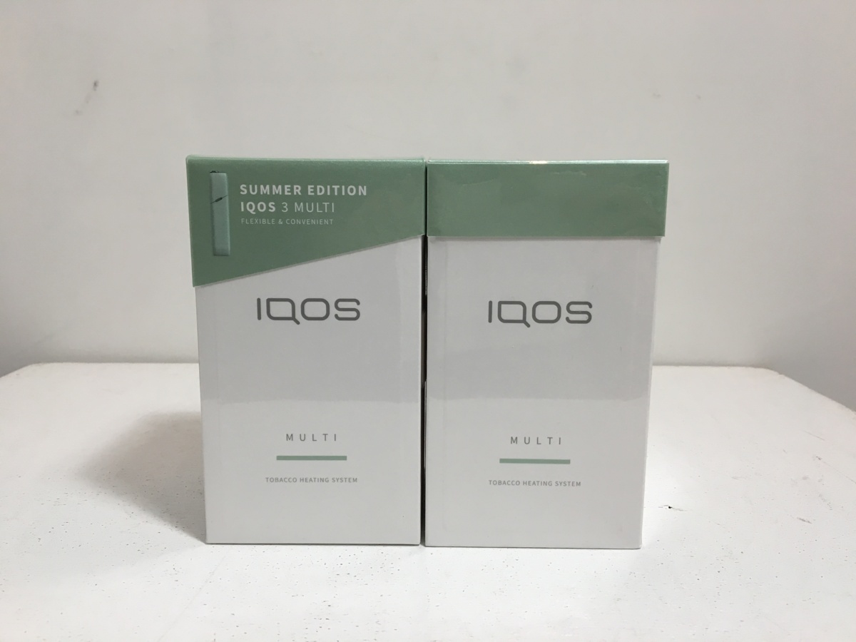 大得価，格安 品 iQOS3 アイコス3 MULTI マルチ 新色 限定カラー 夏 ミントグリーン 2点セット 90-190715-MK-07-MIN(喫煙グッズ)｜売買されたオークション情報、yahooの商品情報をアーカイブ公開 - オークファン その他