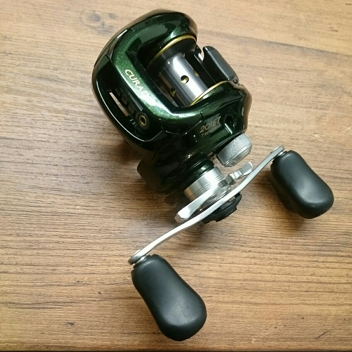 US 名機 SHIMANO シマノ CURADO クラド 201 E7 ハンドルカスタム