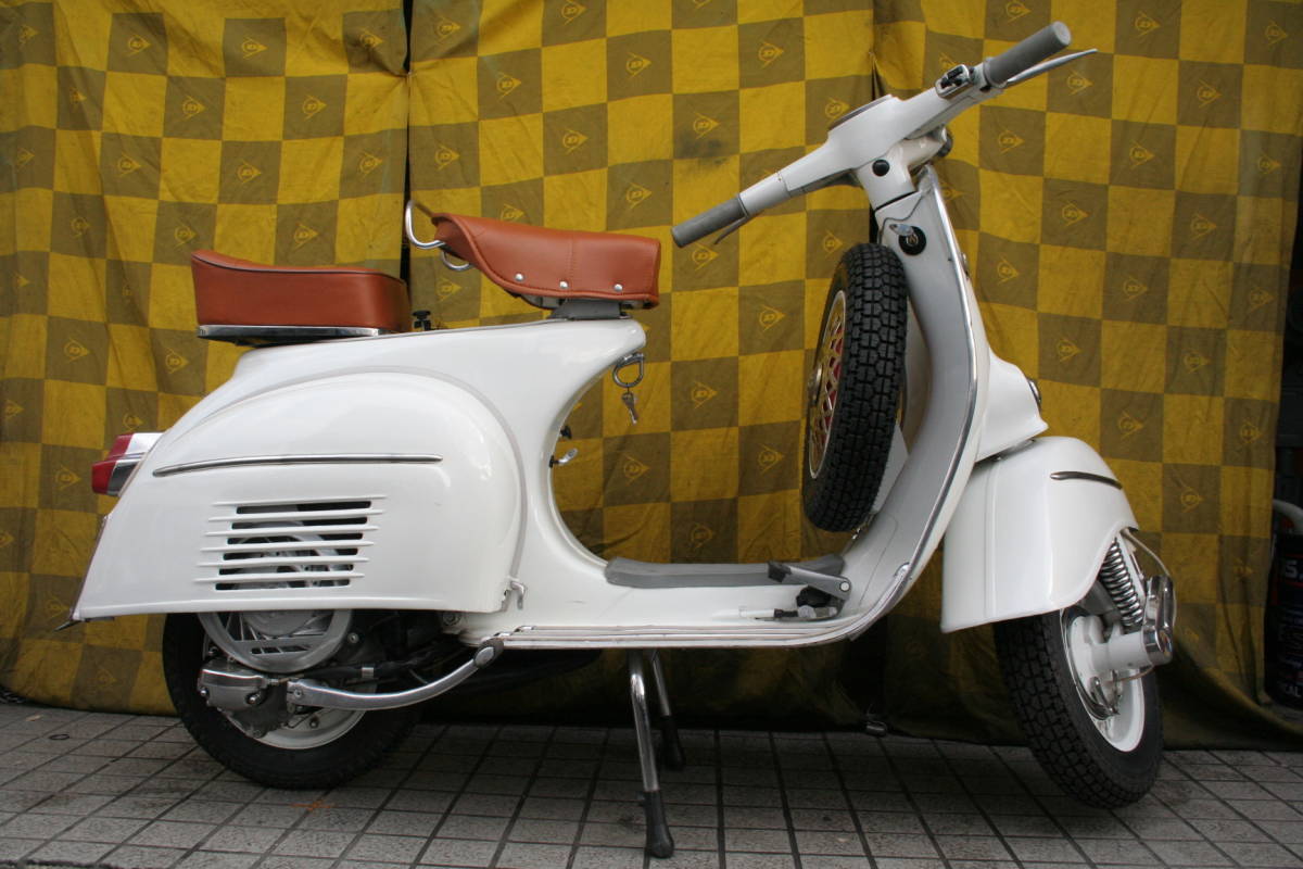 ヴィンテージ ベスパ VESPA 150 ピアジオ 貴重 試乗 キャブOH 外装レストア 済 オールド 埼玉 草加 発 国内 125cc 登録 (検 スプリント_1