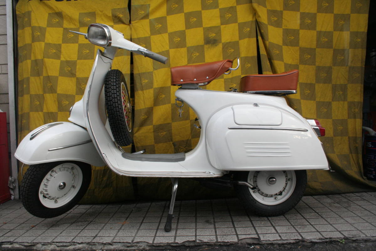 ヴィンテージ ベスパ VESPA 150 ピアジオ 貴重 試乗 キャブOH 外装レストア 済 オールド 埼玉 草加 発 国内 125cc 登録 (検 スプリント_2