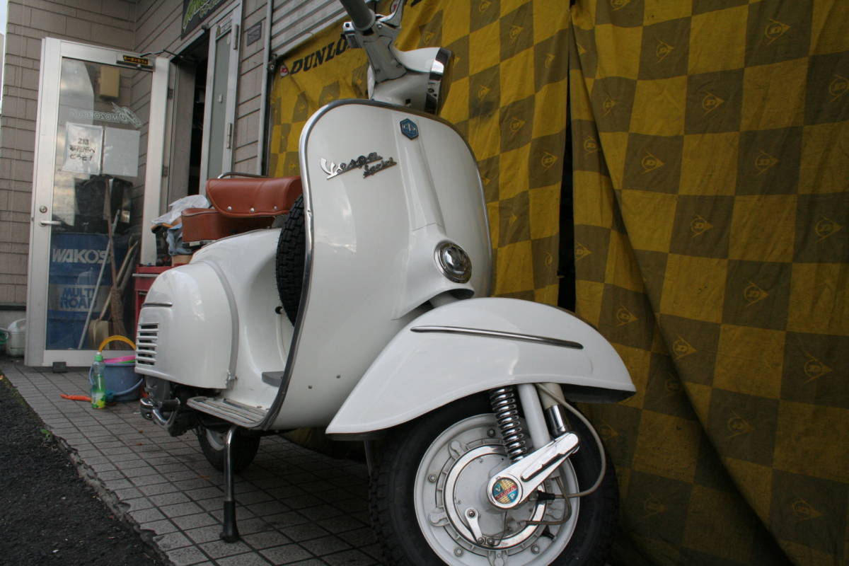 ヴィンテージ ベスパ VESPA 150 ピアジオ 貴重 試乗 キャブOH 外装レストア 済 オールド 埼玉 草加 発 国内 125cc 登録 (検 スプリント_3