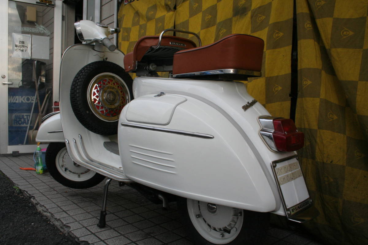 ヴィンテージ ベスパ VESPA 150 ピアジオ 貴重 試乗 キャブOH 外装レストア 済 オールド 埼玉 草加 発 国内 125cc 登録 (検 スプリント_5