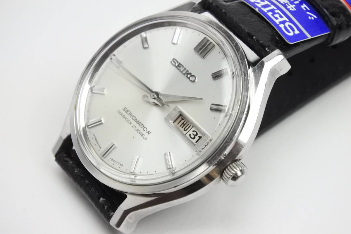 ☆希少名機 SEIKO SEIKOMATIC-R 27石 紳士自動巻腕時計 