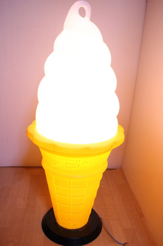 新品・未使用】業務用 ソフトクリームオブジェ 90cm 店舗ディスプレイ