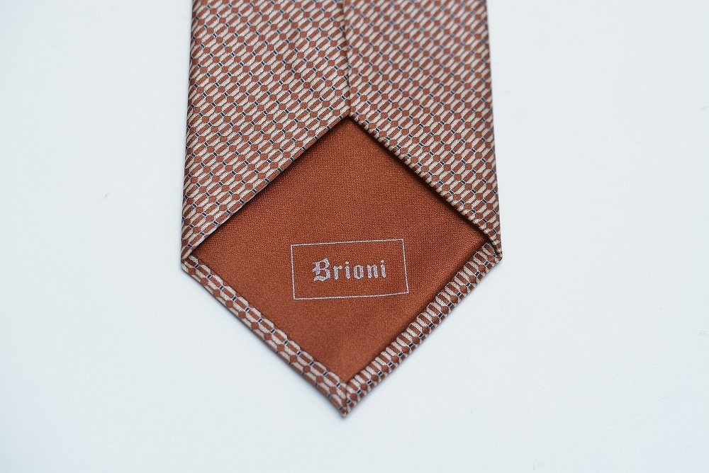 Brioni ブリオーニ ハンドメイドネクタイ イタリア製 シルク