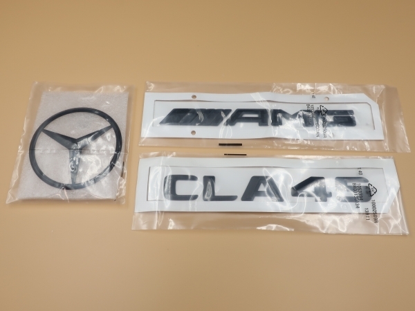 メルセデスベンツ ブラック エンブレム AMG ベンツ パネル A A45 4MATIC TURBO トリム GLA45 CLA45