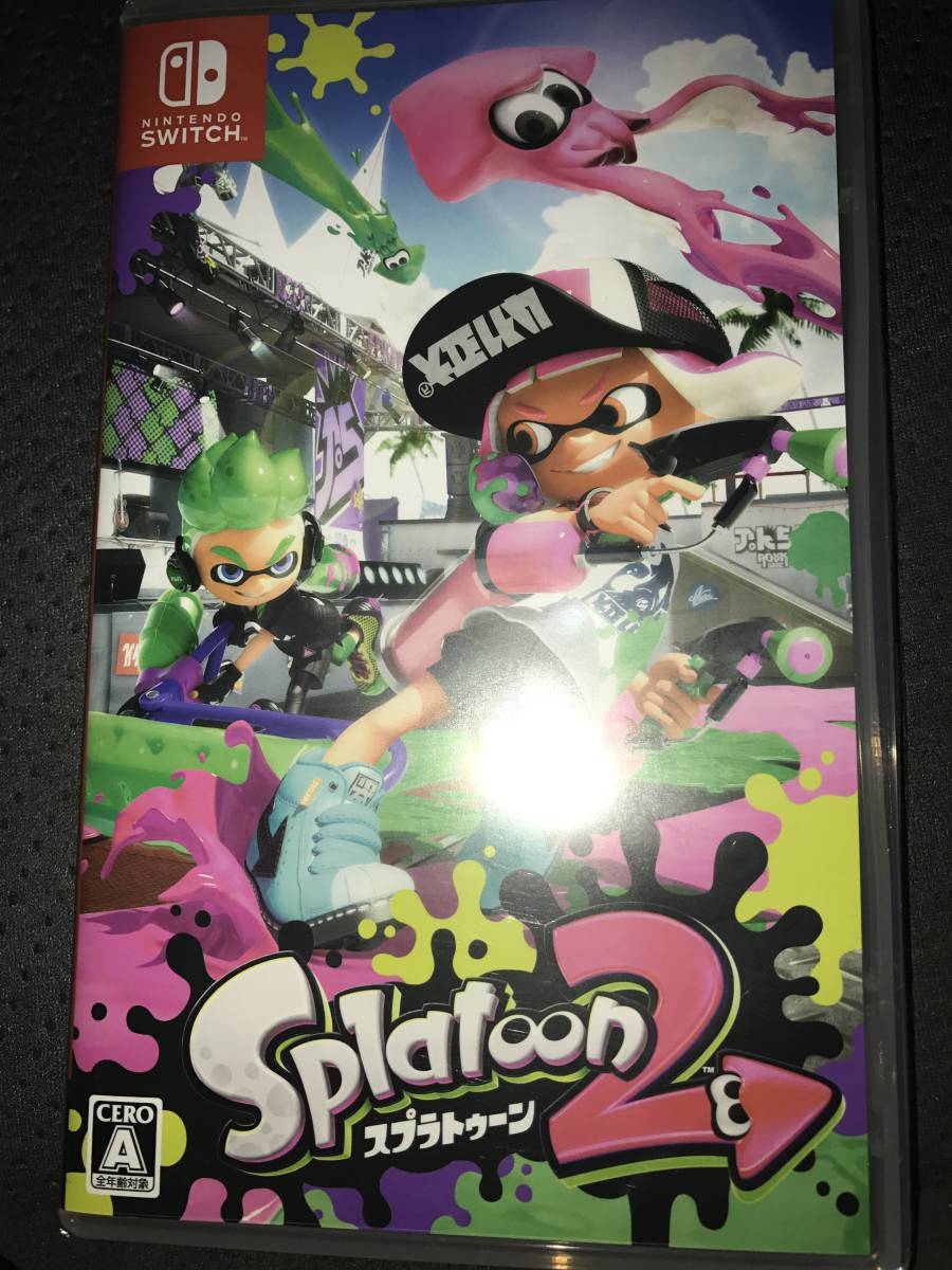 Nintendo Switch 赤青 本体 + Splatoon 2 全て中古 Switch ソフト スプラトゥーン2 (Splatoon 2) Switch スプラトゥーン2