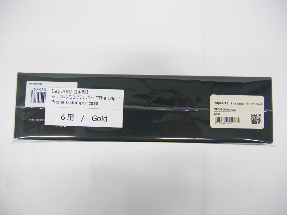 SQUAIR 日本製 iPhone 6 ジェラルミンバンパー Edge（ゴールド）_5