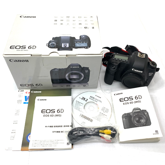 デジタル一眼レフカメラ】キャノン(CANON) ボディ EOS 6D 付属品付き+
