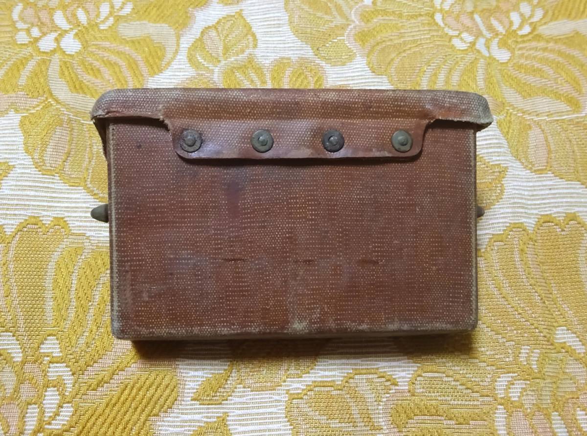 S＆Graf 旧日本陸軍・兵、下士官用弾薬盒（前盒、麻引きゴム製