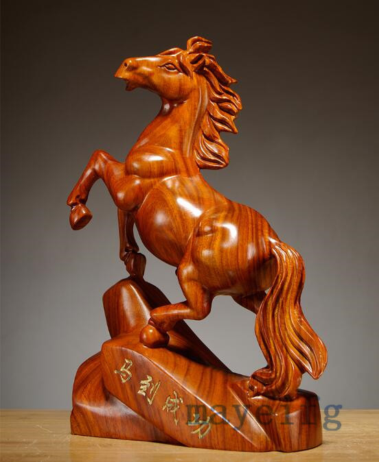 木製馬の彫刻 アートオブジェ 木製馬の彫刻 アートオブジェ 木製馬の
