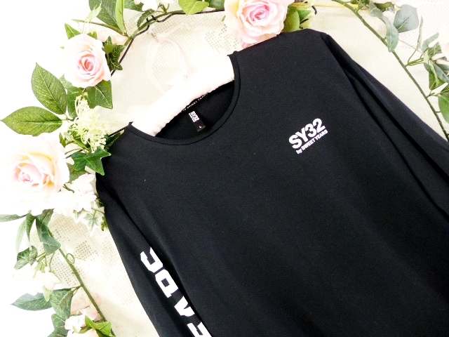☆超美品☆SY３２　by SWEET YEARS 長袖Tシャツ　黒　L　ダンス・エアロビクス・リトモス・ズンバ・ヒップホップ・フィットネス_2