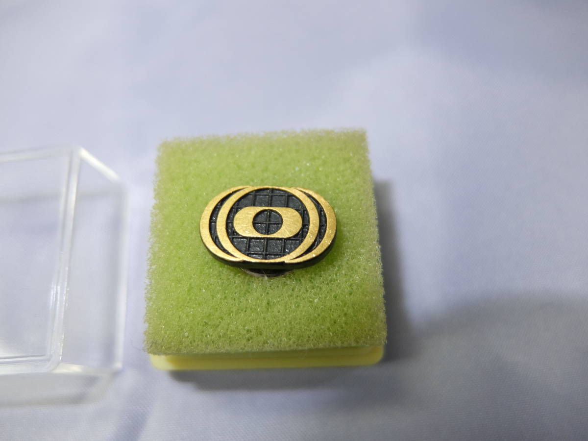 NTV 日本テレビ 社章 バッジ 純銀製 ケースあり 日テレ バッチ 業界人