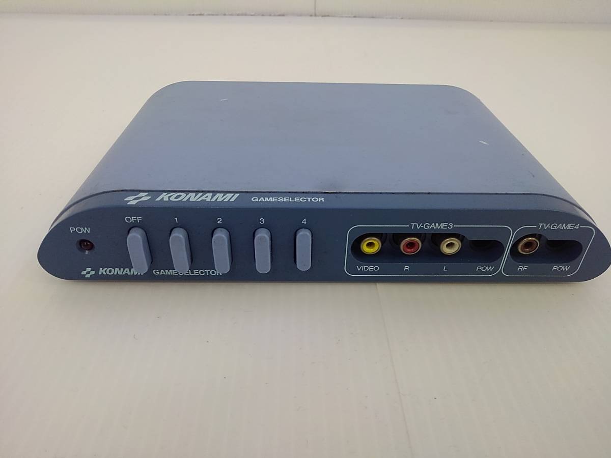 k-52-830【ジャンク品扱い】コナミ ゲームセレクター RU33 RF端子付き