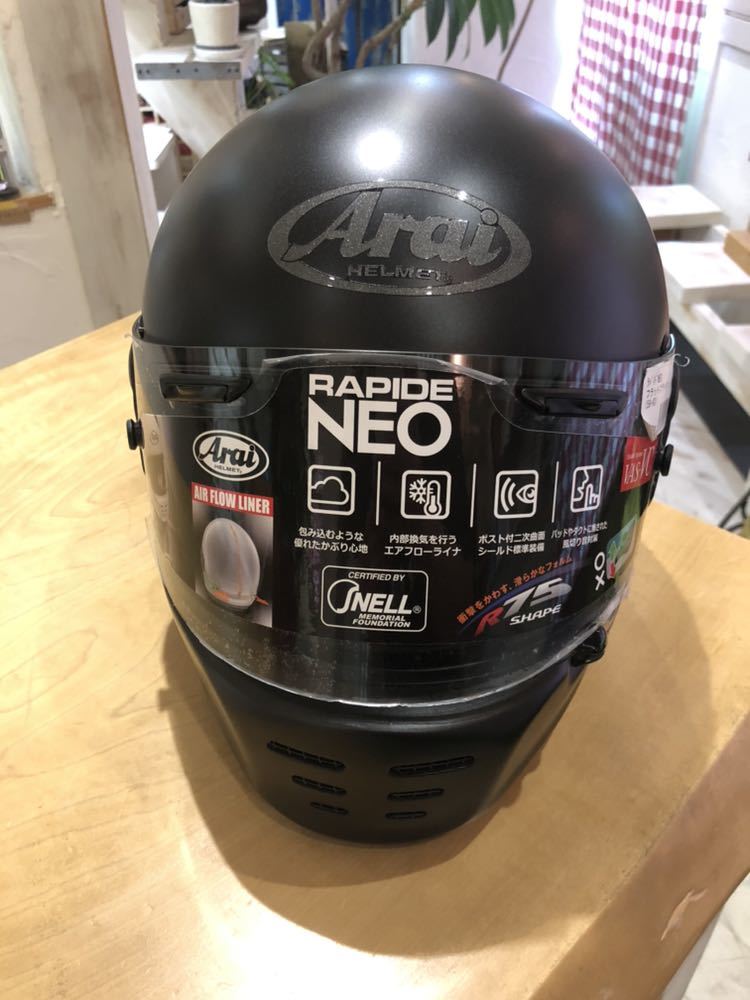 アライ ラパイド ネオ Lサイズ 59～60cm フラットブラック ARAI RAPIDE
