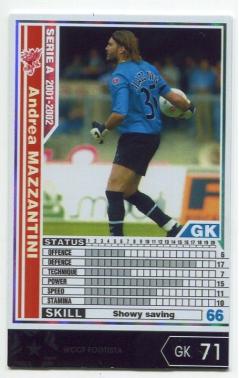 WCCF 2001-2002 ロケテ版 アンドレア・マッツァンティーニ FOOTISTA