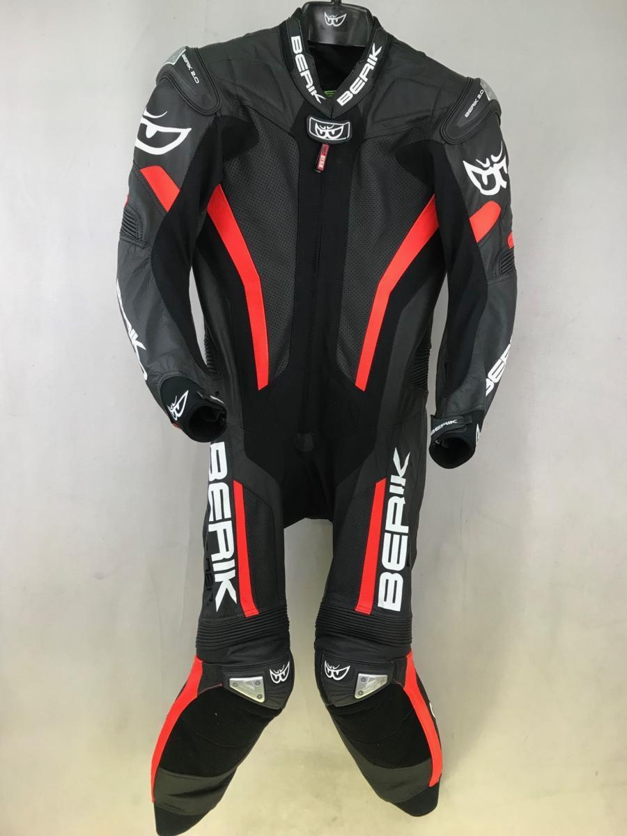 BERIK ベリック スライダープロテクター付 レーシングスーツ BLACK/RED 