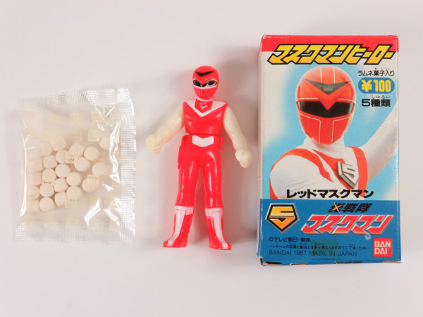 光戦隊マスクマン マスクマンヒーロー レッドマスクマン 食玩 ソフビ1987 光戦隊マスクマン マスクマンヒーロー レッドマスクマン 食玩 ソフビ