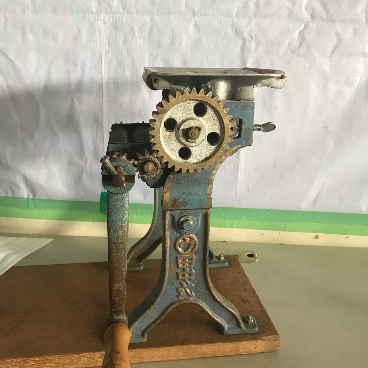田中機械製作所】昭和レトロ 手動式 製麺機 田中式 動作品 動作問題