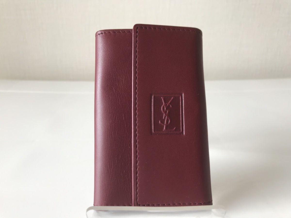 □【YS-1】 6連 キーケース □ イヴサンローラン YSL □ レッド系 赤
