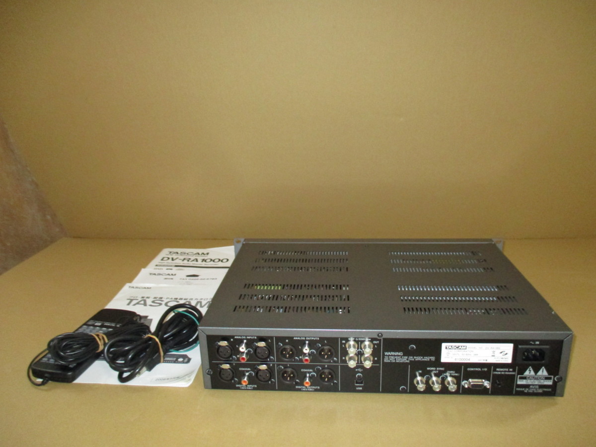 091D21□TASCAM DV-RA1000 マスターレコーダー□