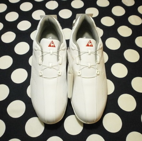 【新品】　ルコック　ソフトスパイクゴルフシューズ　ホワイト　26.0ｃｍ　le coq sportif GOLF