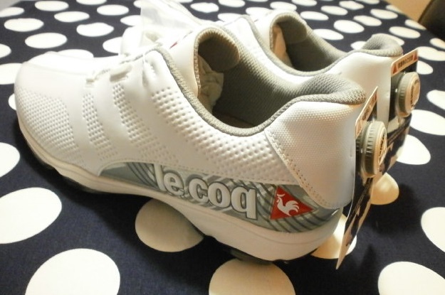 【新品】　ルコック　ソフトスパイクゴルフシューズ　ホワイト　26.0ｃｍ　le coq sportif GOLF
