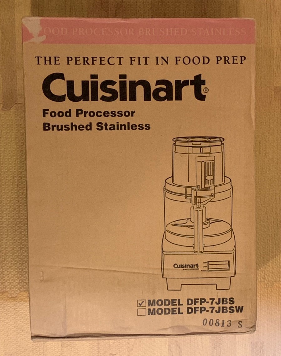 【未使用】【1円スタート】Cuisinart フードプロセッサー ブラッシュステンレス DFP-7JBS