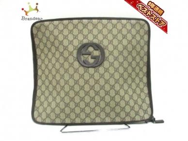 グッチ GUCCI 194297 GG柄/ダブルG PVC(塩化ビニール) ベージュ
