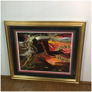 絵画「炎のような想い」☆マーティロ・マヌキアン