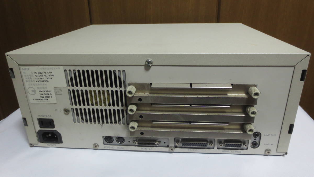 ジャンク】NEC PC98デスクトップパソコン PC9821XP/UBW - NEC PC