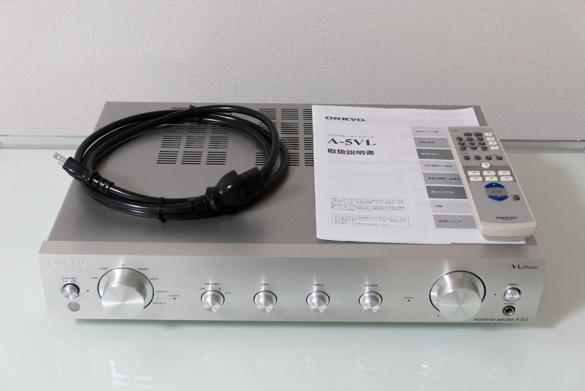 ONKYO A-5VL オンキョー プリメインアンプ 中古ONKYO - AMP 美品ONKYO 