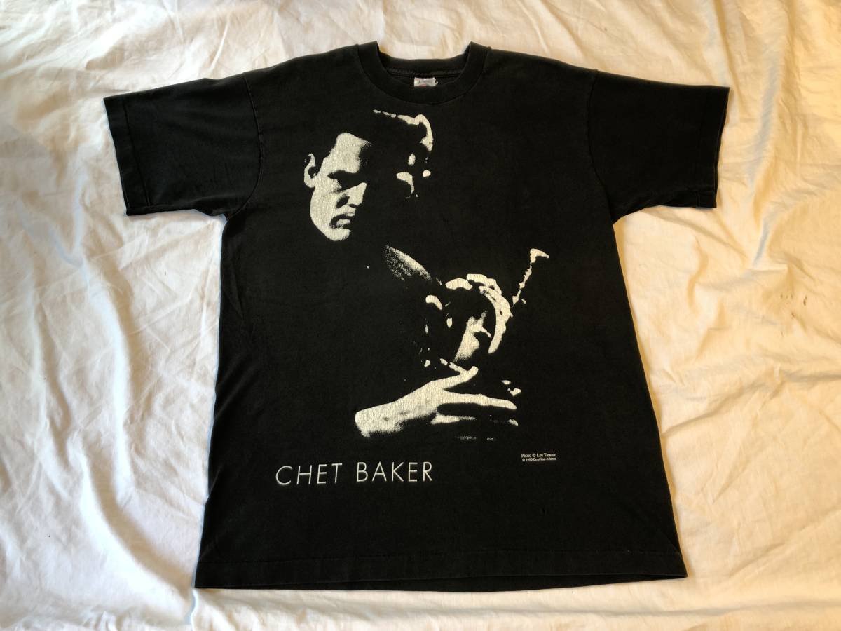 90s ヴィンテージ チェットベイカー Tシャツ ブラック ムービー 映画 
