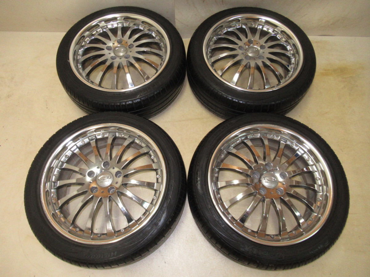 BELLONA ・Weds BELLONA WAF 4本 18×7.5J +48 114.3 5H HUB73[A0619]
