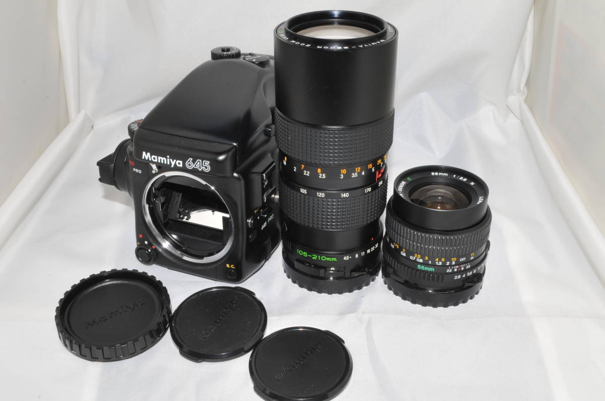 USED】MAMIYA/マミヤ/M645 1000S/中判カメラ/レンズ付き 新品級Mamiya