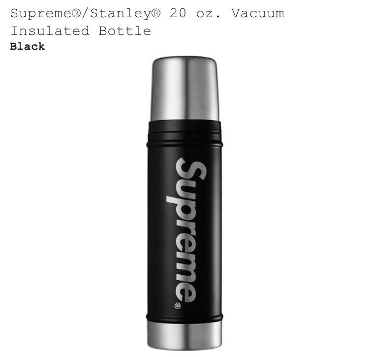 0 Vacuum Insulated Supreme Bottle Stanley oz. FW19 Black | - eBay
