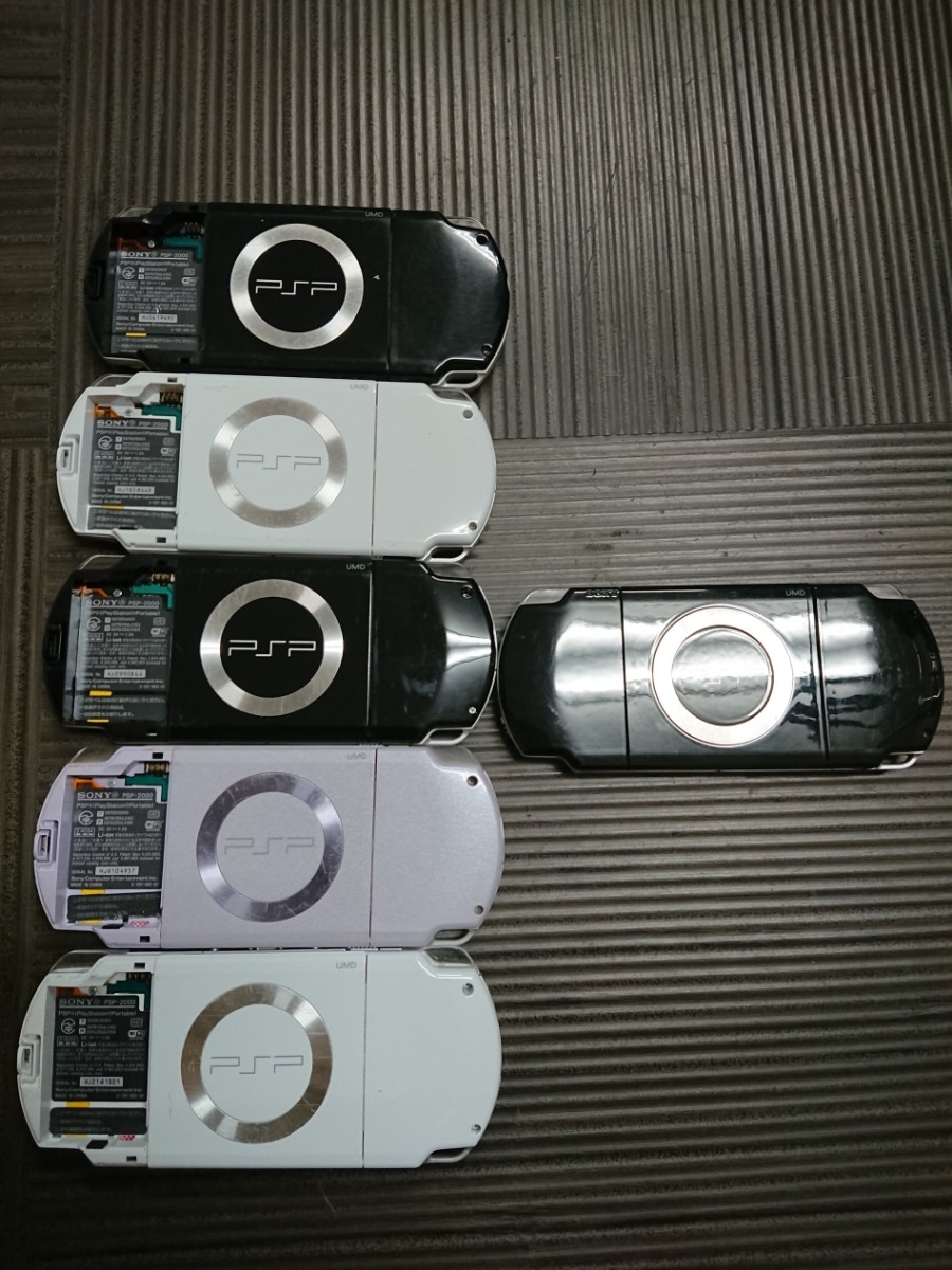 D)PSP2000x6台(ジャンク)