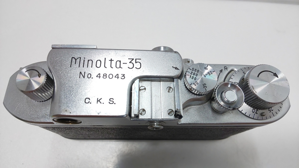 ☆ 動作品 ☆ ミノルタ MINOLTA-35 MODELⅡレンジファインダー モデル