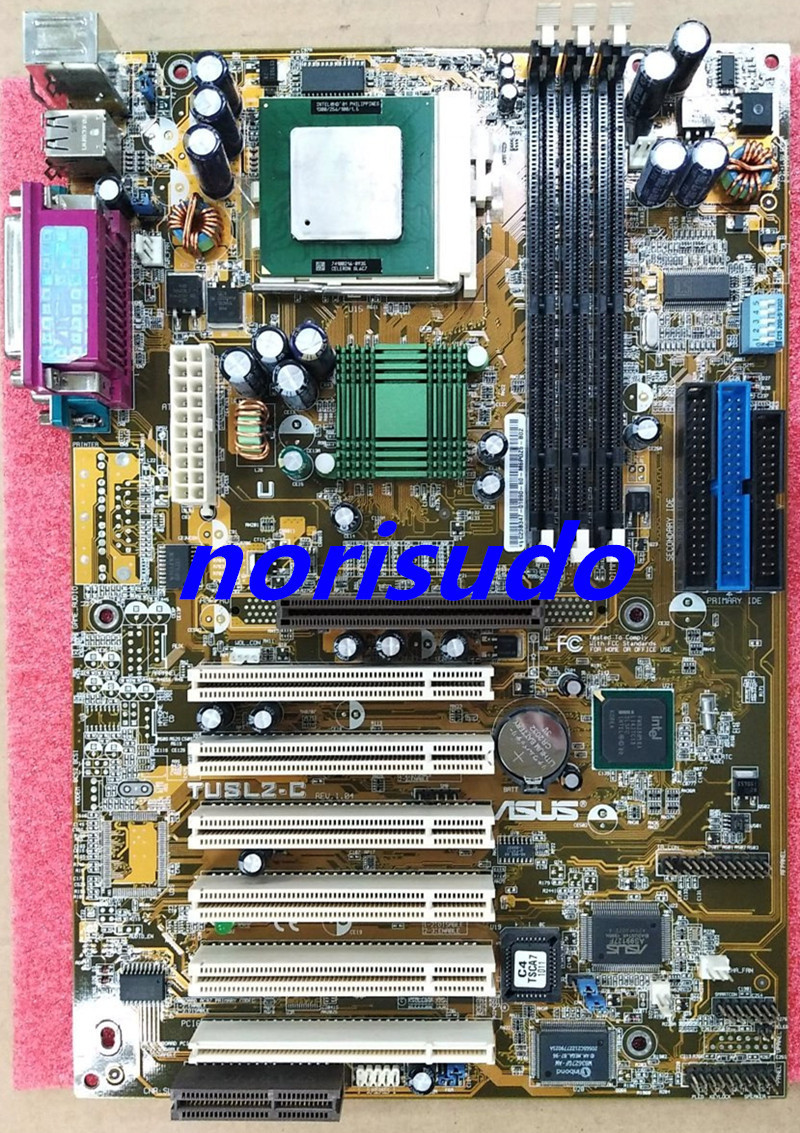 ASUS TUSL2-C - 美品 ATX マザーボードINTEL CUSL2-C 0 Socket 815EP